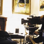 Nicole Kidman und Stanley Kubrick bei Dreharbeiten zu Eyes Wide Shut