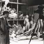 Frank Silvera und Stanley Kubrick bei Dreharbeiten zu Killer´s Kiss